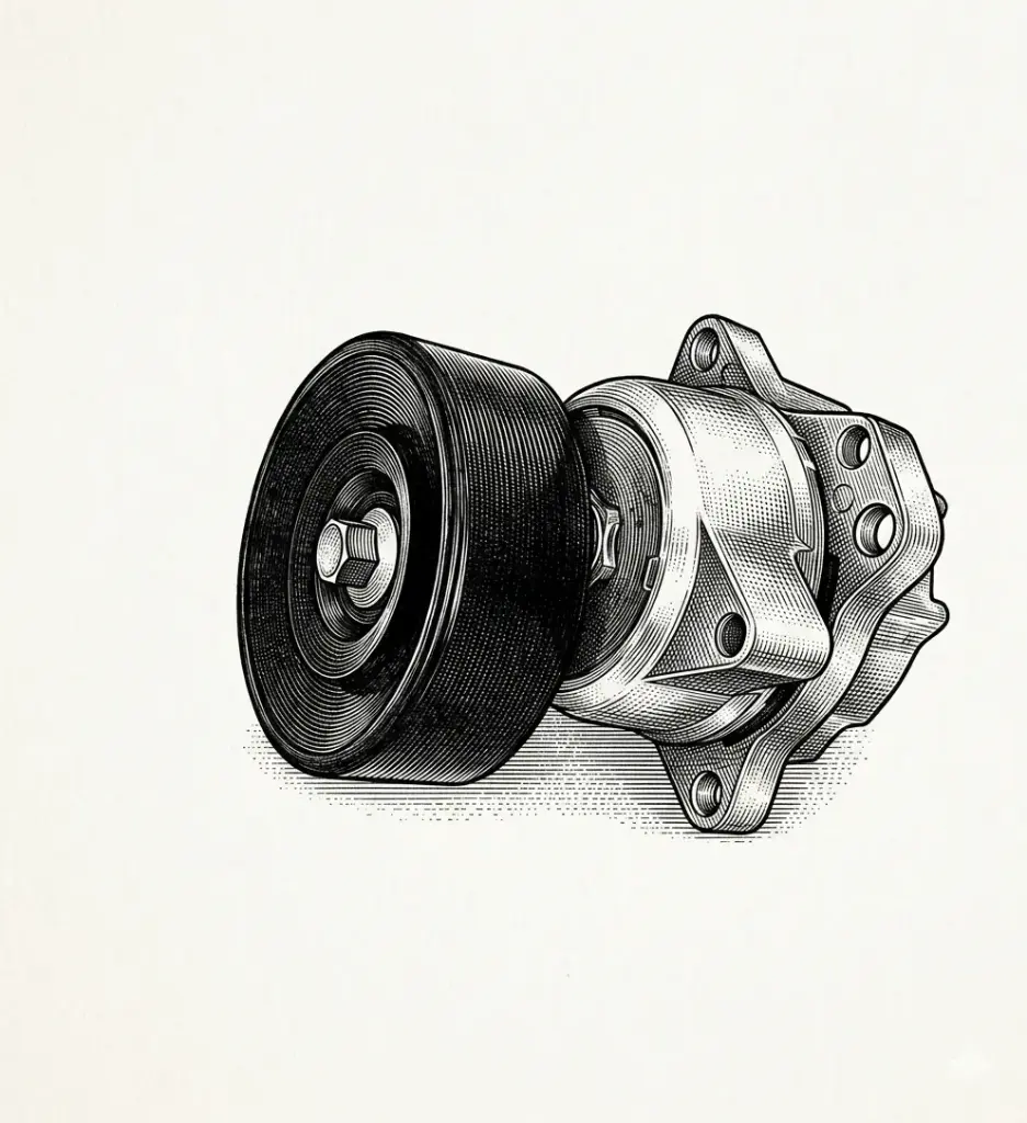 Automatic tensioning wheel
