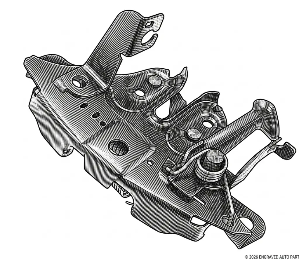 Engine Hood Lock Assy T4