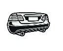 [G2804167-0000-2] Left Body of Rear Bumper T4
