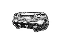 [G2804168-0000-2] Right Body of Rear Bumper T4