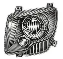 [G4121010-0010] Front Left Headlight T4